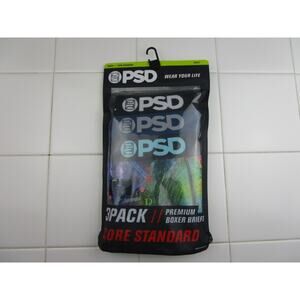 PSD Standard Core Benji Blacklight Men's Large (36-38) Premium Boxer Briefs